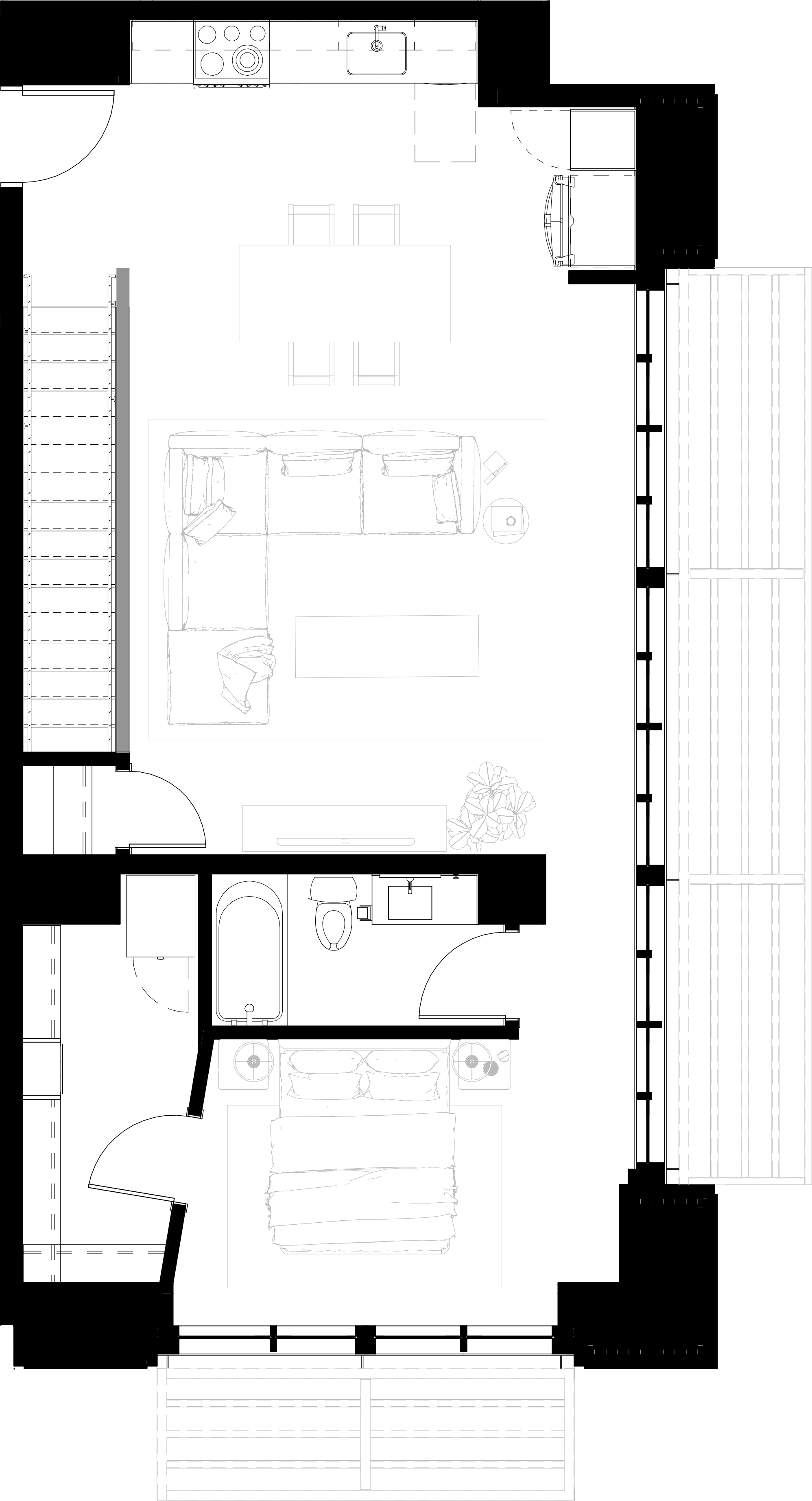 Living Units Floor Plan