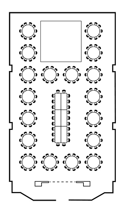 Wedding floor plan