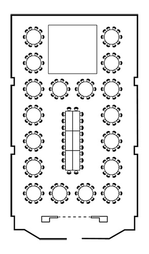 Wedding floor plan