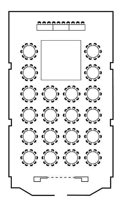 Front Reception floor plan